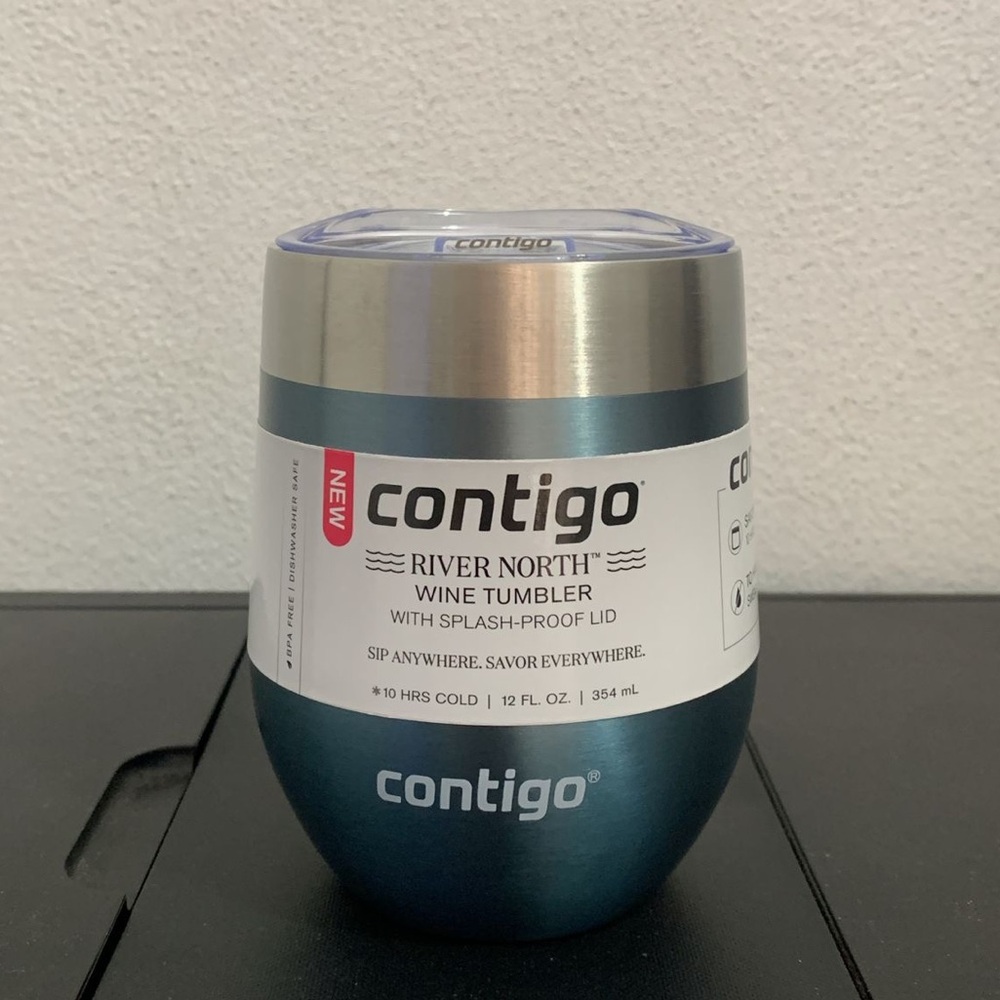 Contigo River North Stainless Steel 12oz Reusable Tumbler.